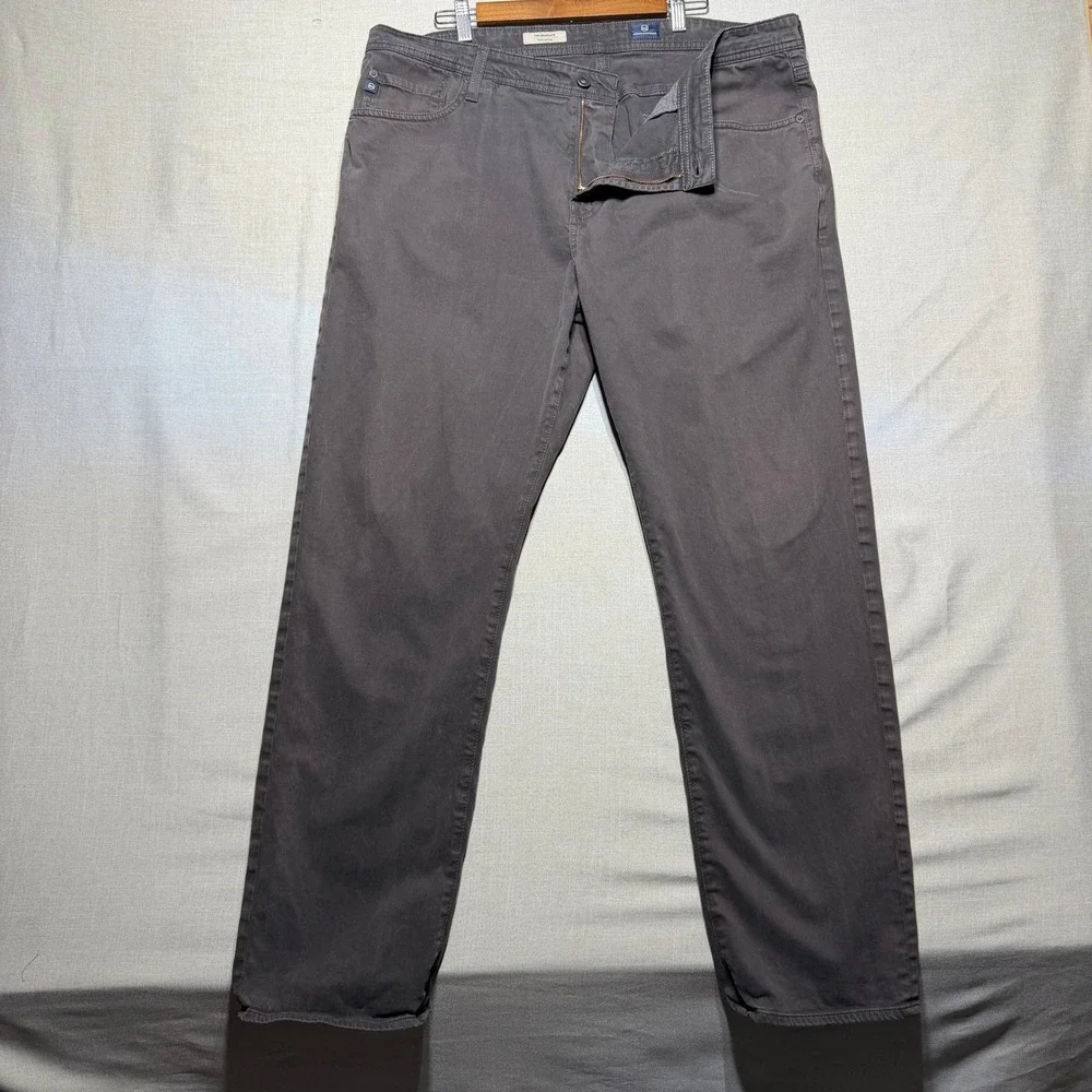 AG Adriano Goldschmied Pants Mens 40x32 Grey Tailored Leg The Graduate